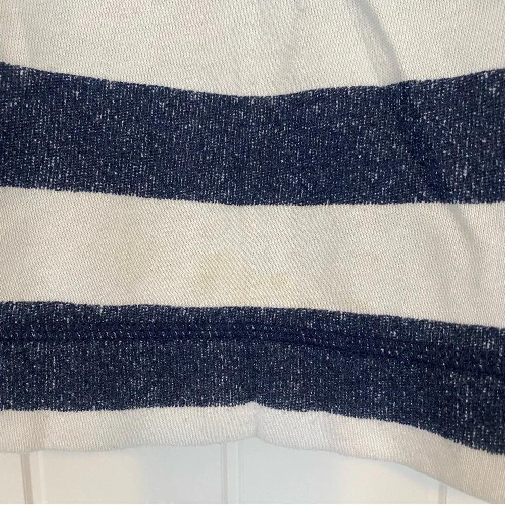 Gap Kids Little Boys Blue & White Striped Long Sleeve Shirt Size 6-7